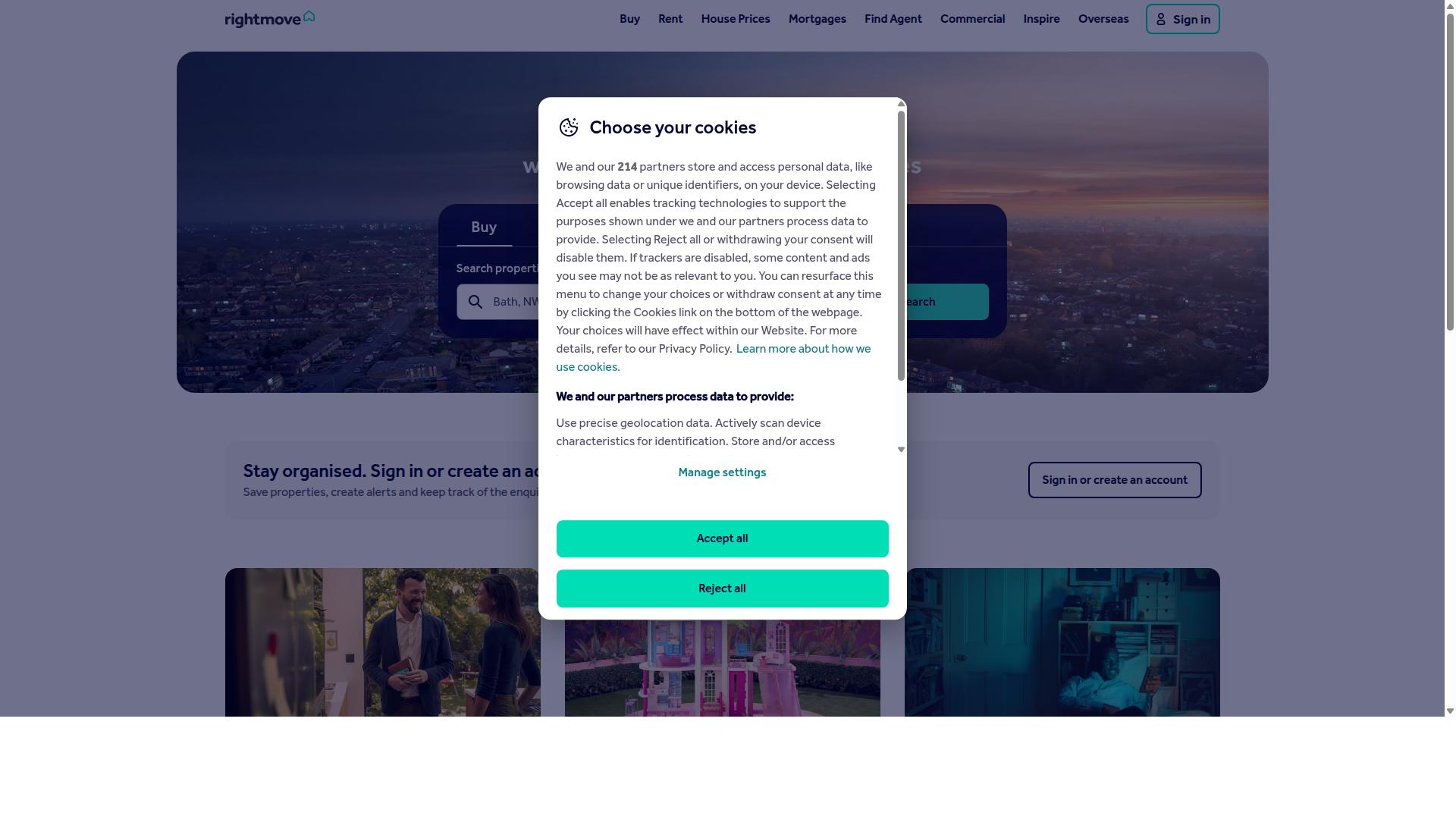 Rightmove website